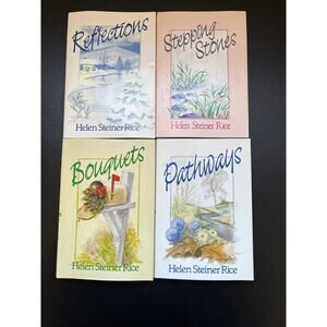 4 Book lot Helen Steiner Rice HC Bouquets Reflections Bouquets Stepping Stones